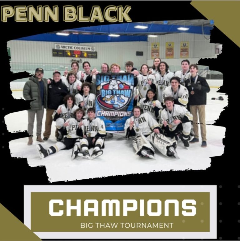 Penn Black wins Big Thaw Tournament Ann Arbor Penn Hockey Club
